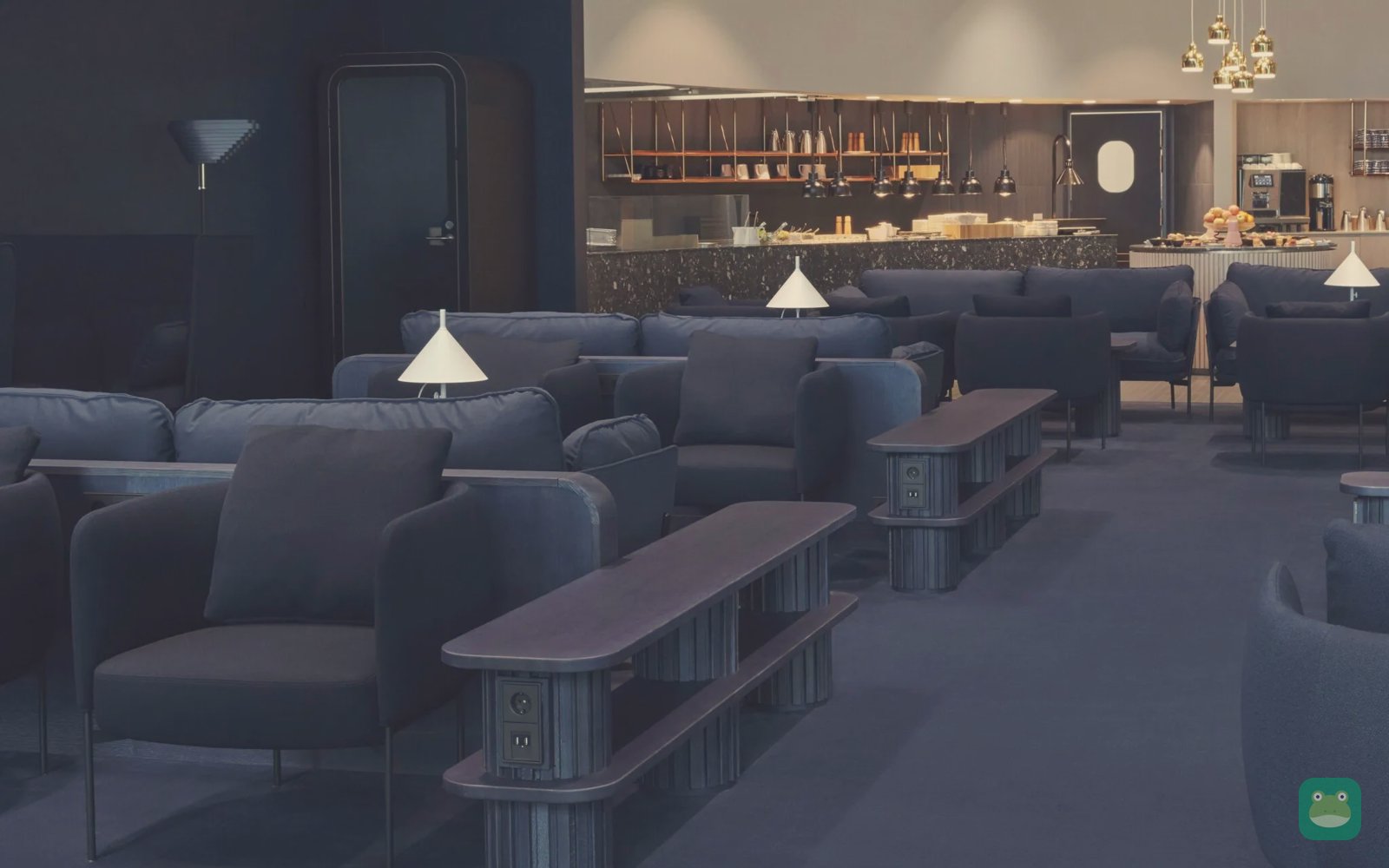 Lounge seating, Finnair Platinum Wing