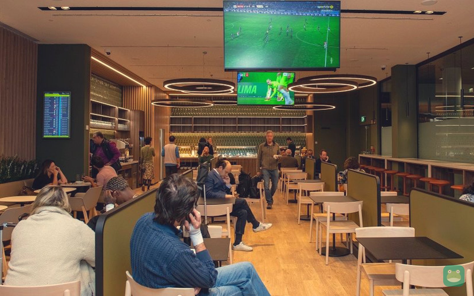 Seating in TAP Premium Lounge Atlântico, Lisbon