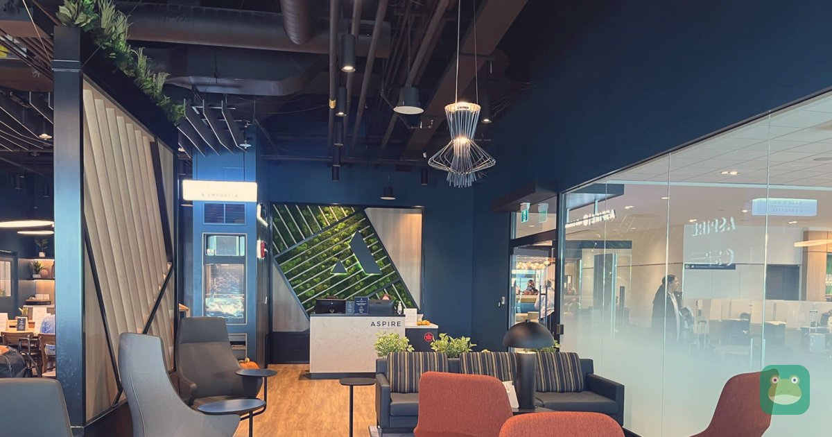 Aspire | Air Canada Café, YTZ Passenger Terminal — seating area