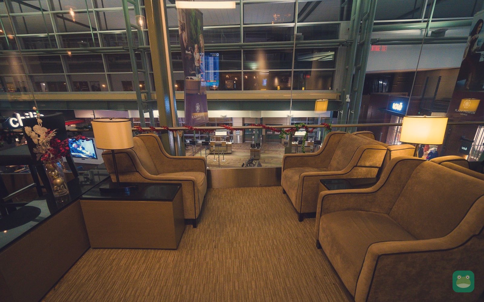 Plaza Premium Lounge (gate 52), YEG Main Terminal — seating by the window