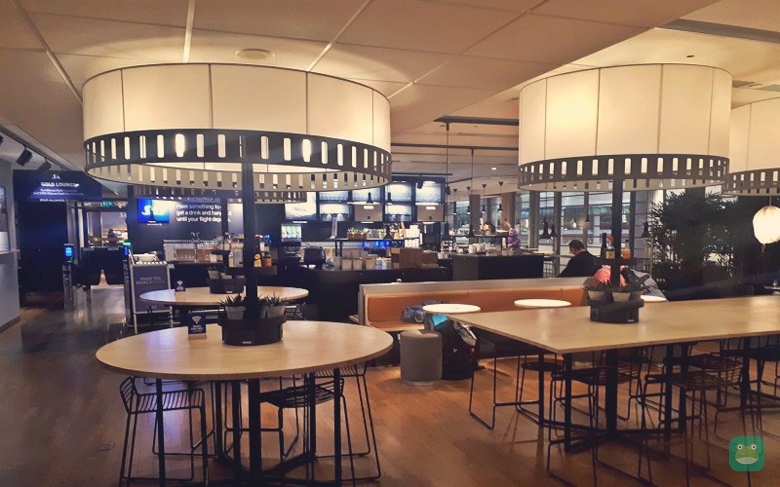 SAS Lounge Oslo, international side (2023, before the Gold/Business merger)