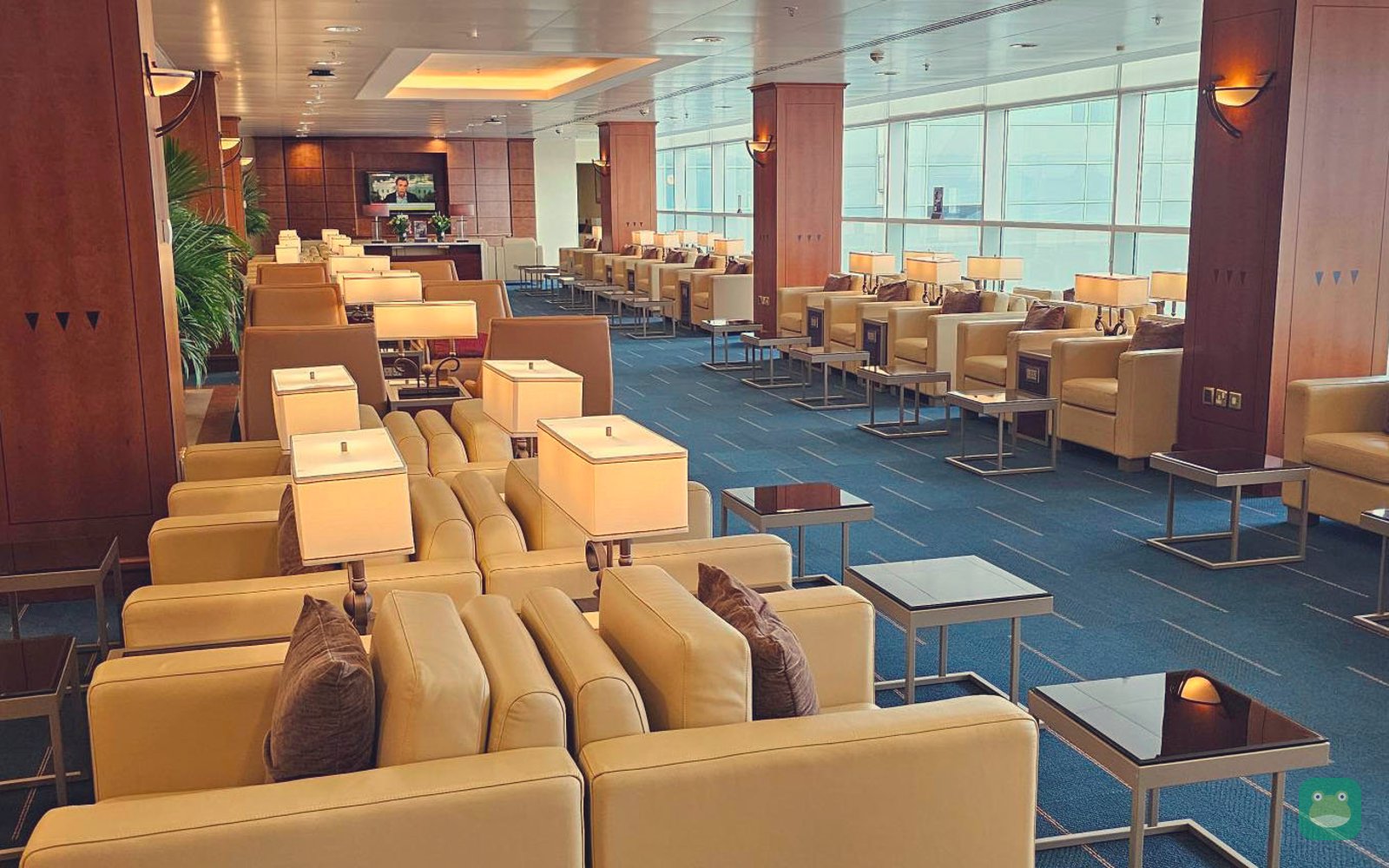 Emirates Lounge, BHX North Terminal — lounge interior