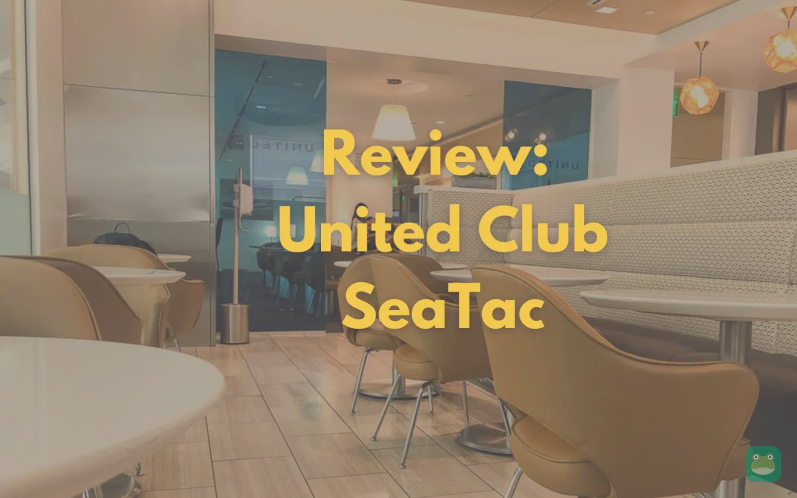United Club, SEA Concourse A — main lounge room