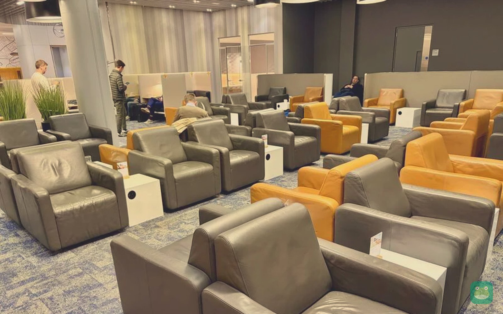 Seating area, Lufthansa Business Lounge, Heathrow Terminal 2