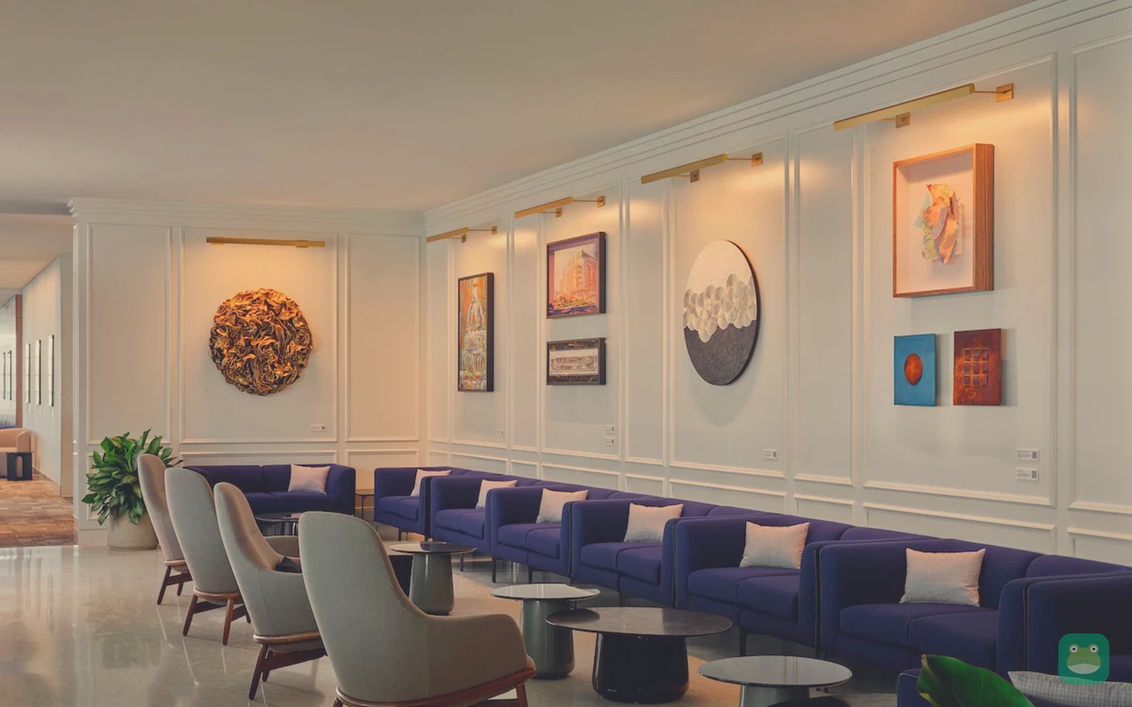 The Centurion Lounge, DCA Terminal 2 — seating area