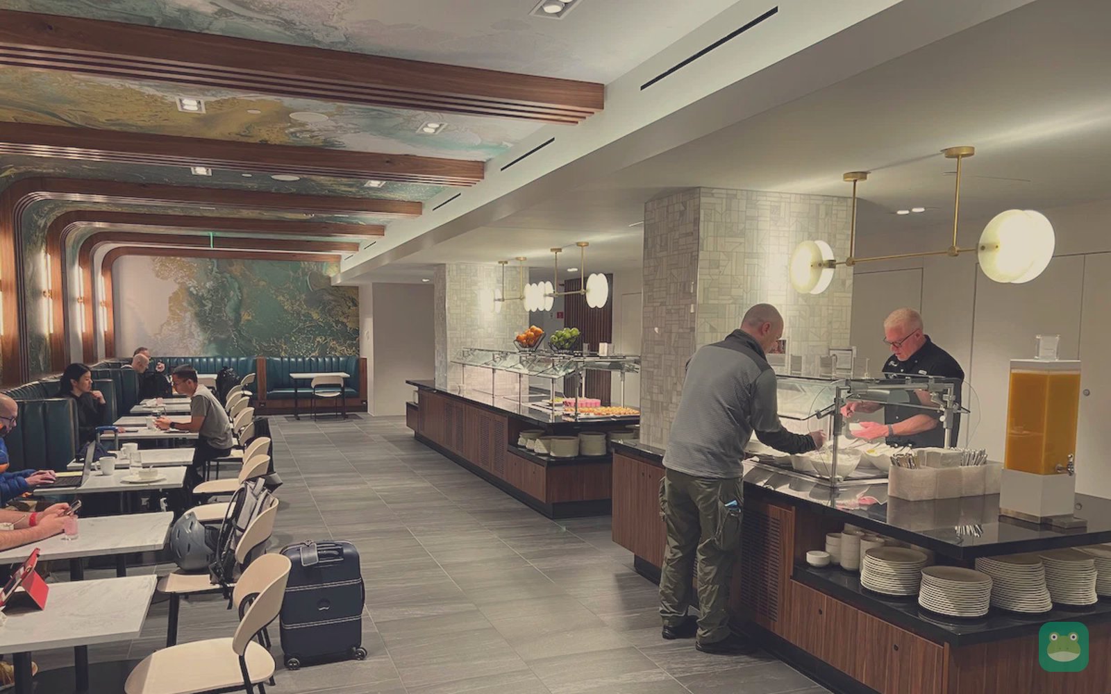The Centurion Lounge, SEA Concourse B — dining area
