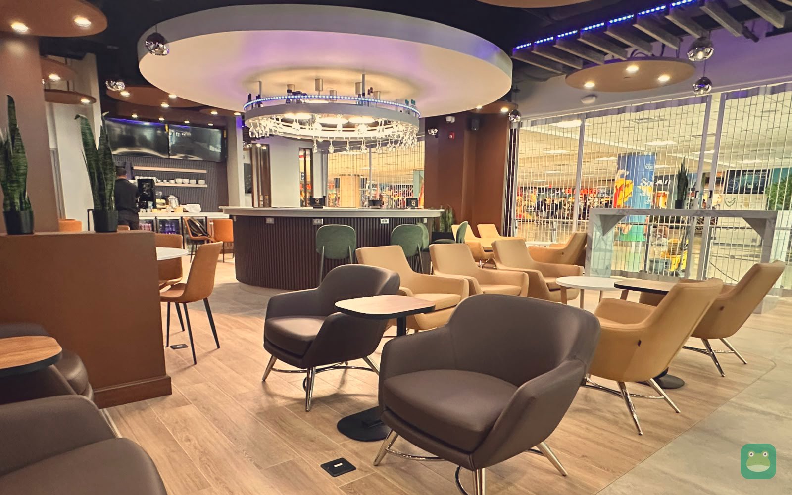 The Lounge San Juan, SJU Terminal B — lounge interior