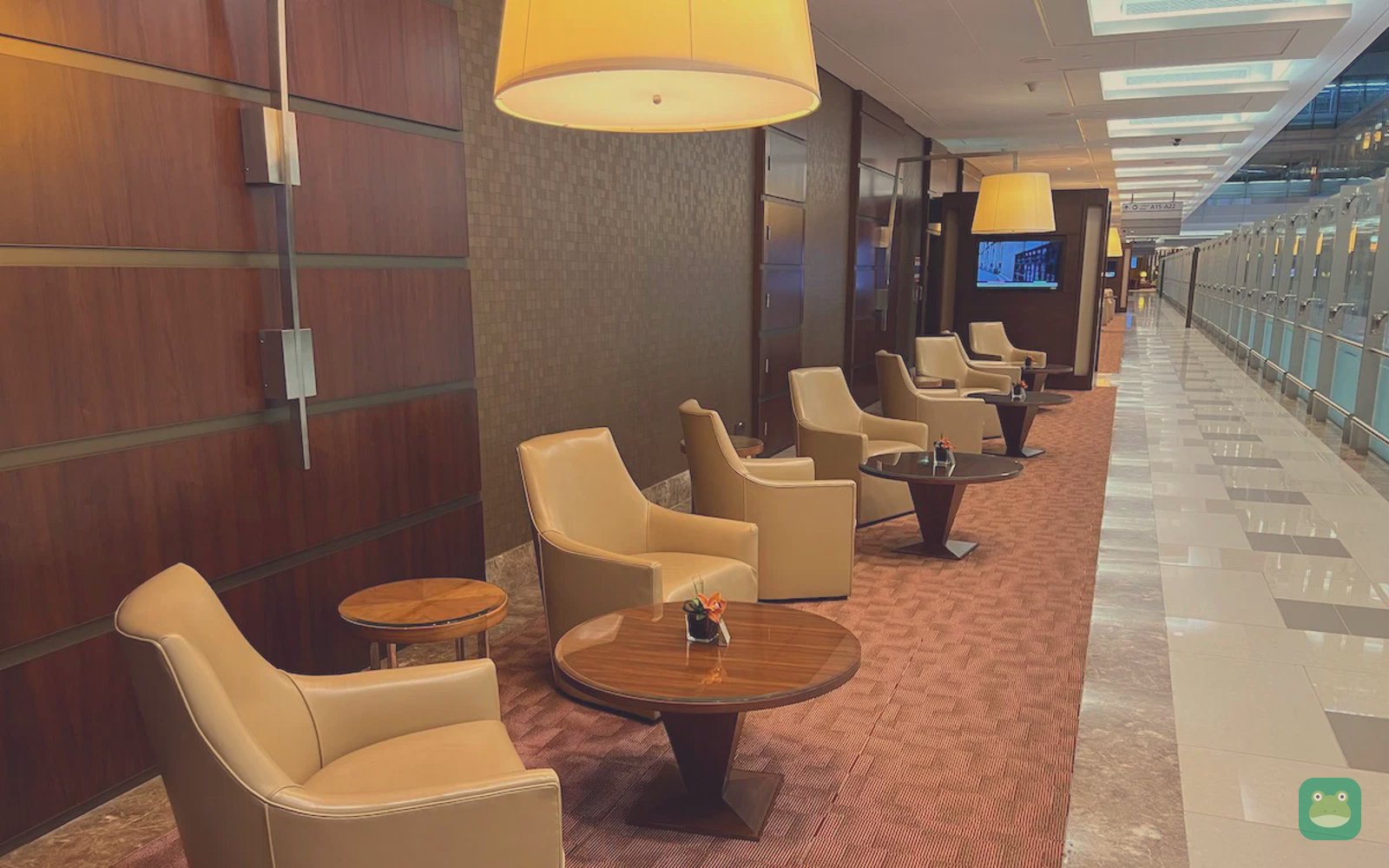 Emirates First Class Lounge, DXB Terminal 3 Concourse A — seating