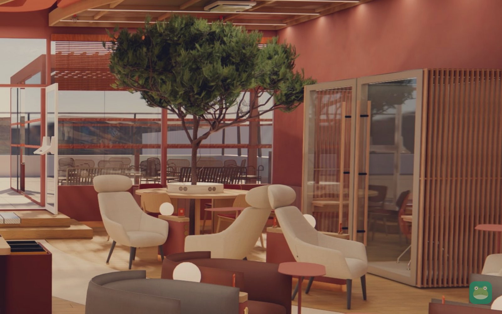 Primeclass Lounge, SOF Terminal 2 — seating