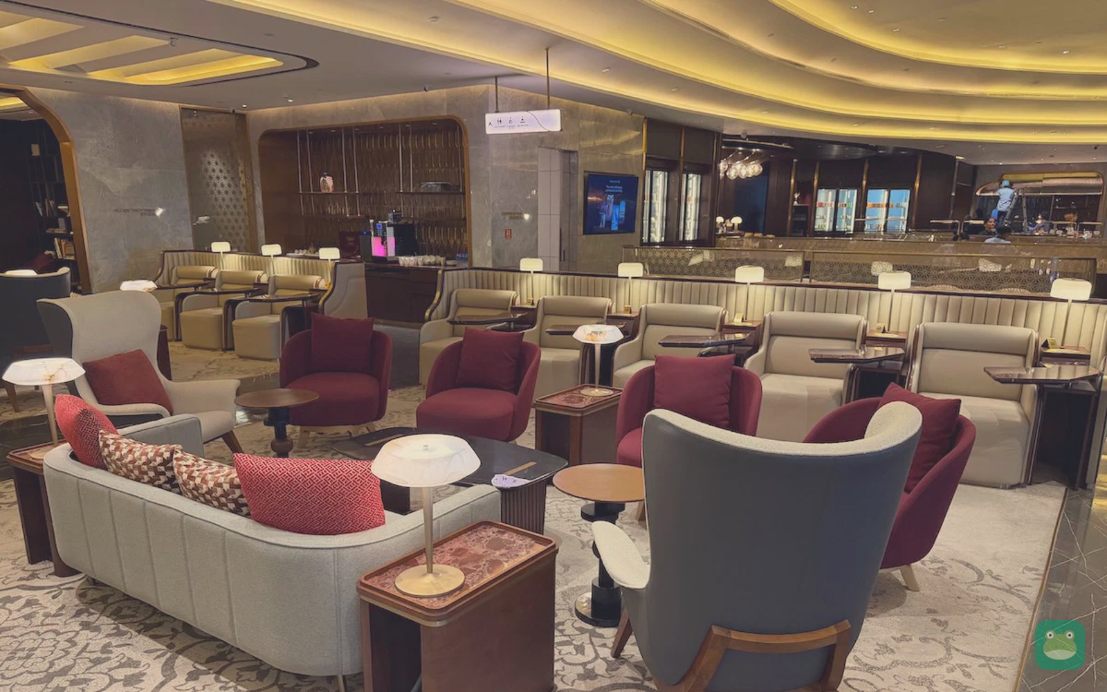 Air India Maharaja Lounge, DEL Terminal 3 — seating