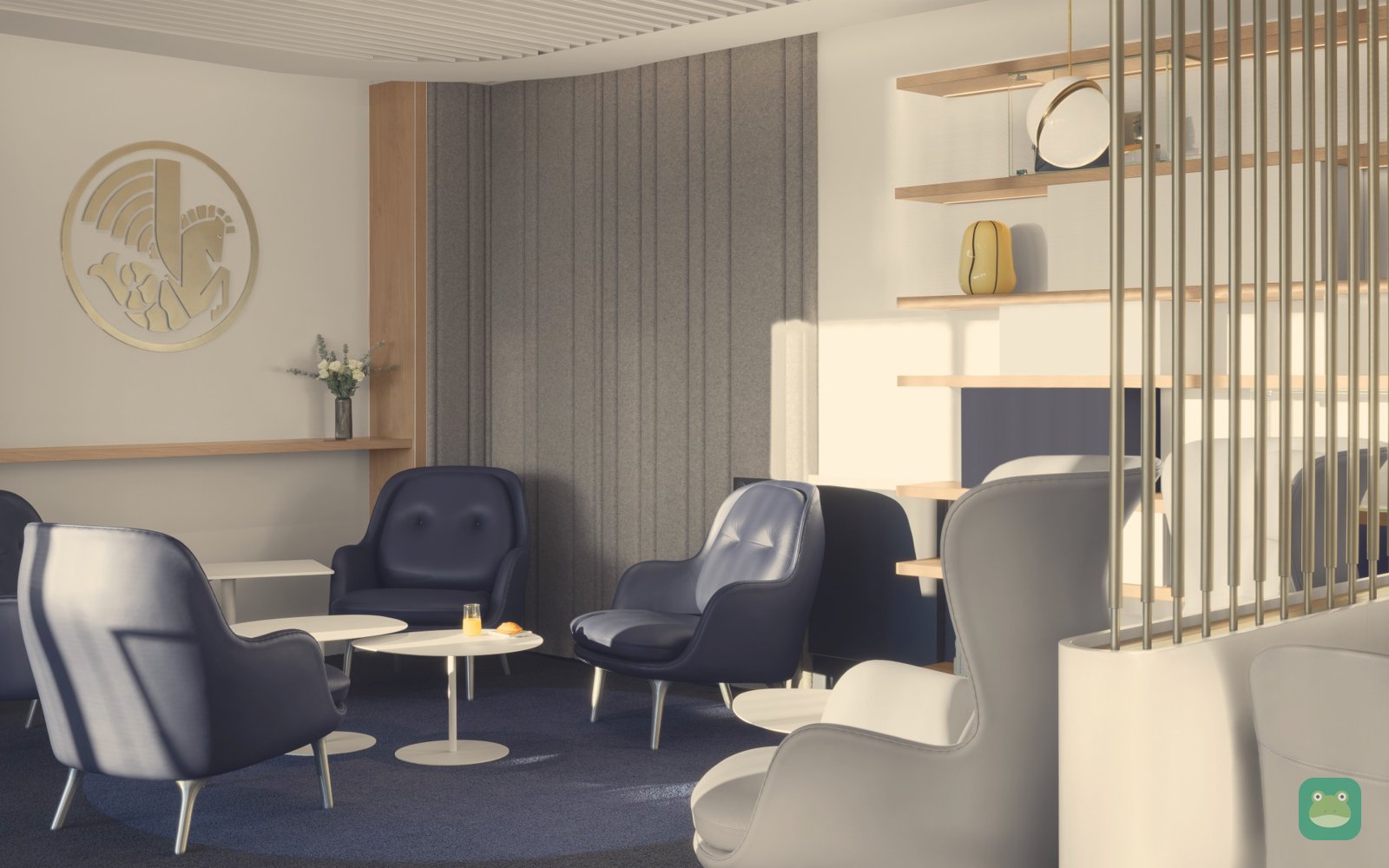 Redesigned Air France Lounge Hall K (2025), Paris CDG Terminal 2E