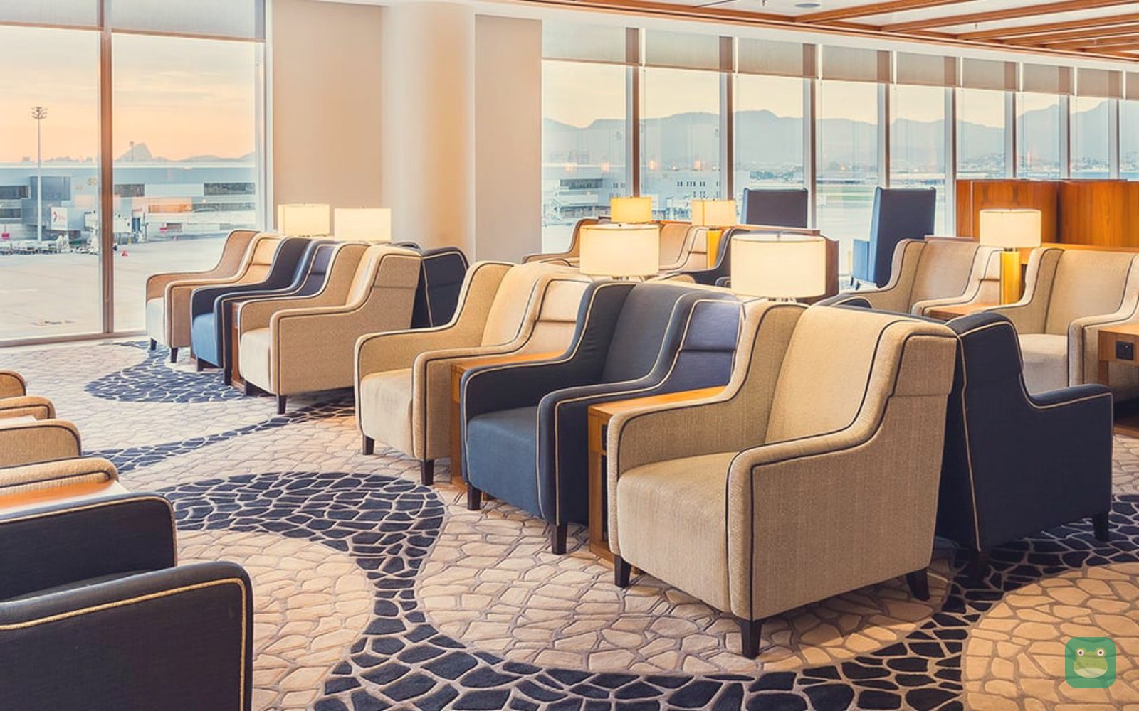 Plaza Premium Lounge (International), GIG Terminal 2 — seating with runway views