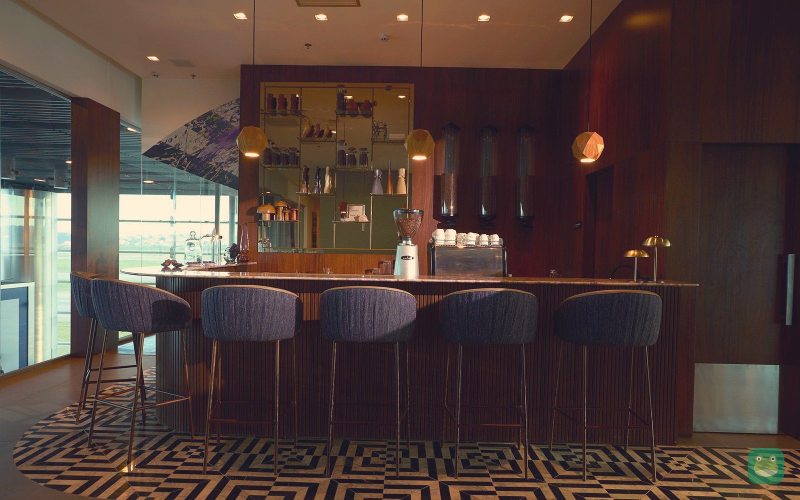 Nubank Ultravioleta Lounge, GRU Terminal 3 — café