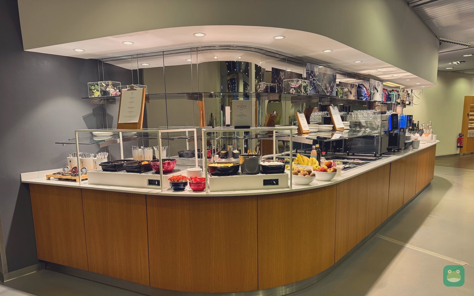 Lufthansa Senator Lounge (B), FRA Terminal 1 (B) — food counter
