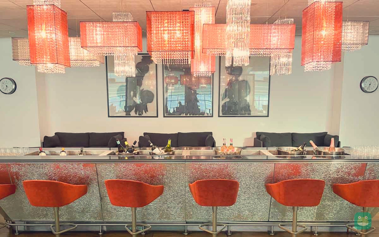 Bar area, British Airways Galleries Club, Heathrow Terminal 5B