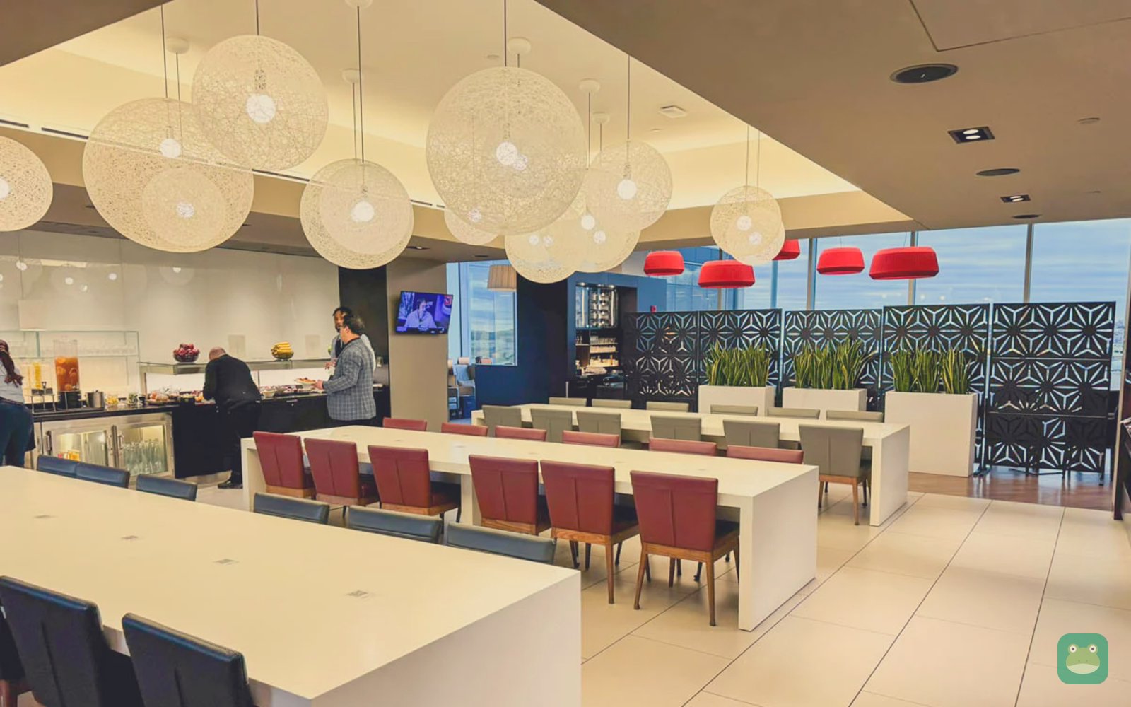 British Airways Lounge, BOS Terminal E — lounge interior