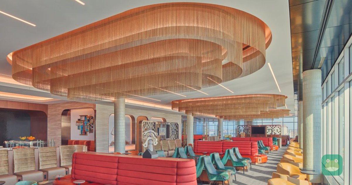 Central lounge of the Delta Sky Club, MSP Concourse G