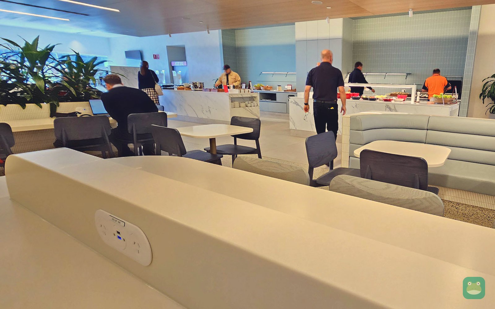 Central seating, Qantas Club Adelaide
