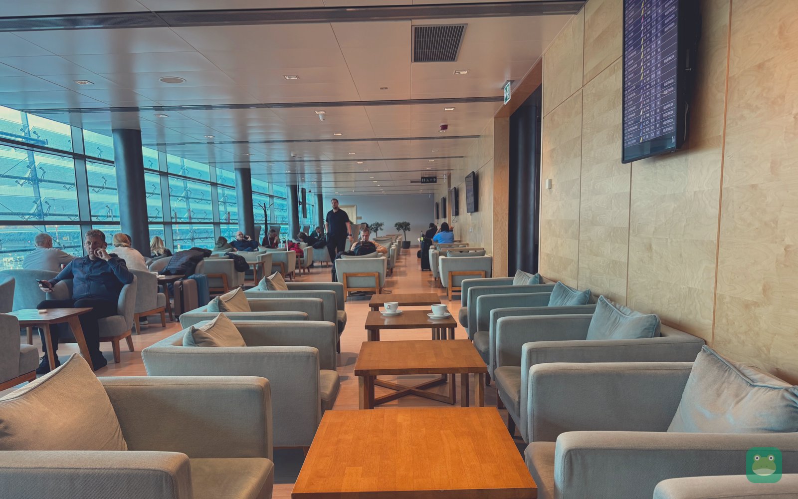 Main seating area, Primeclass Business Lounge, Riga