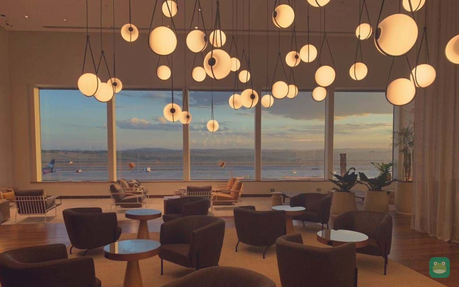Ambaar Lounge (International), CNF Terminal 2 — seating area