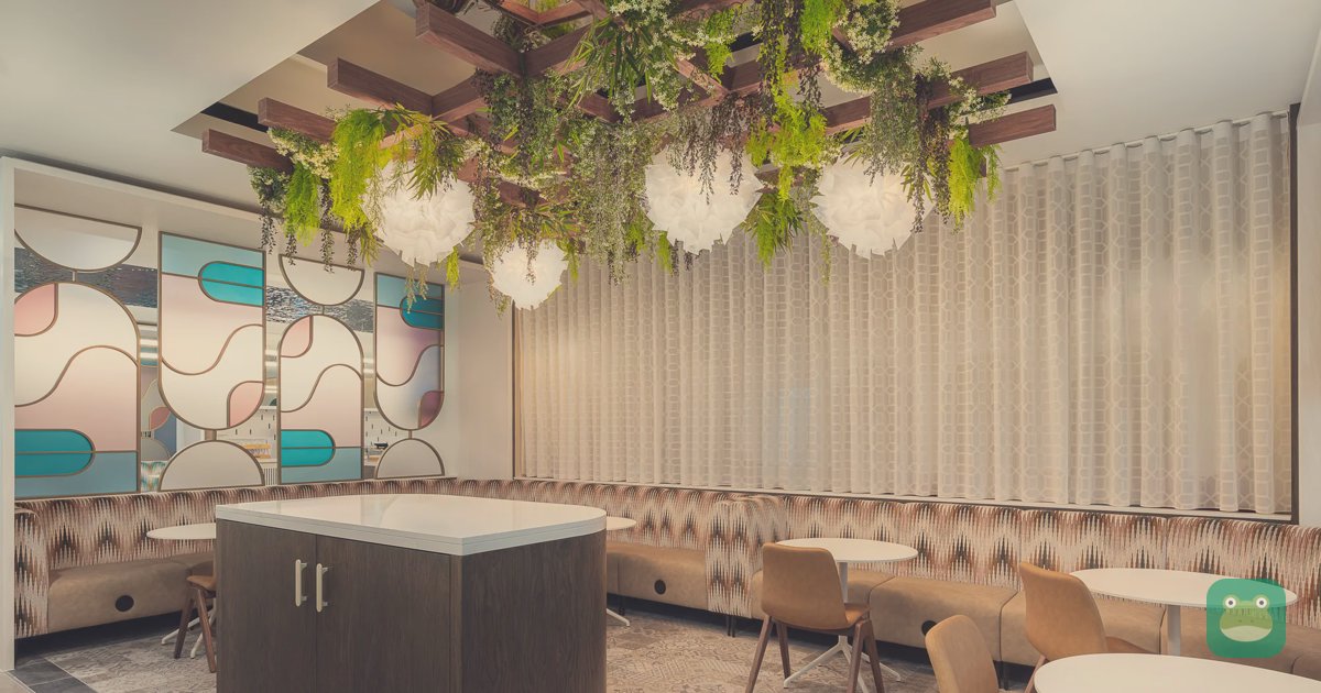 Seating area in the Escape Lounge at Bristol Airport