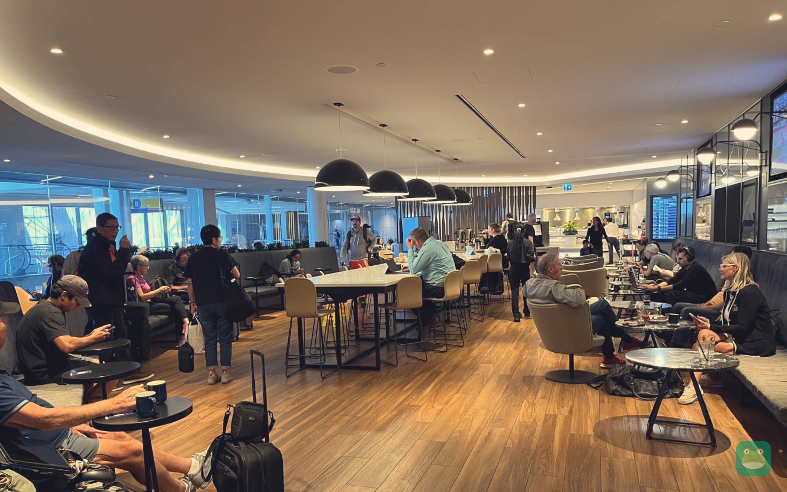 WestJet Elevation Lounge, YYC Domestic Terminal — seating