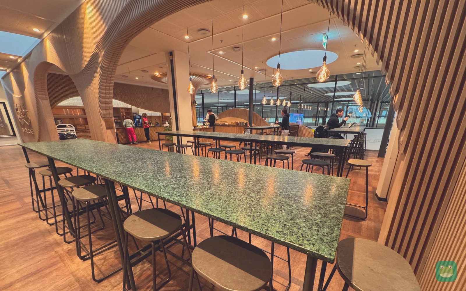 Bar and dining area, Carlsberg Aviator Lounge