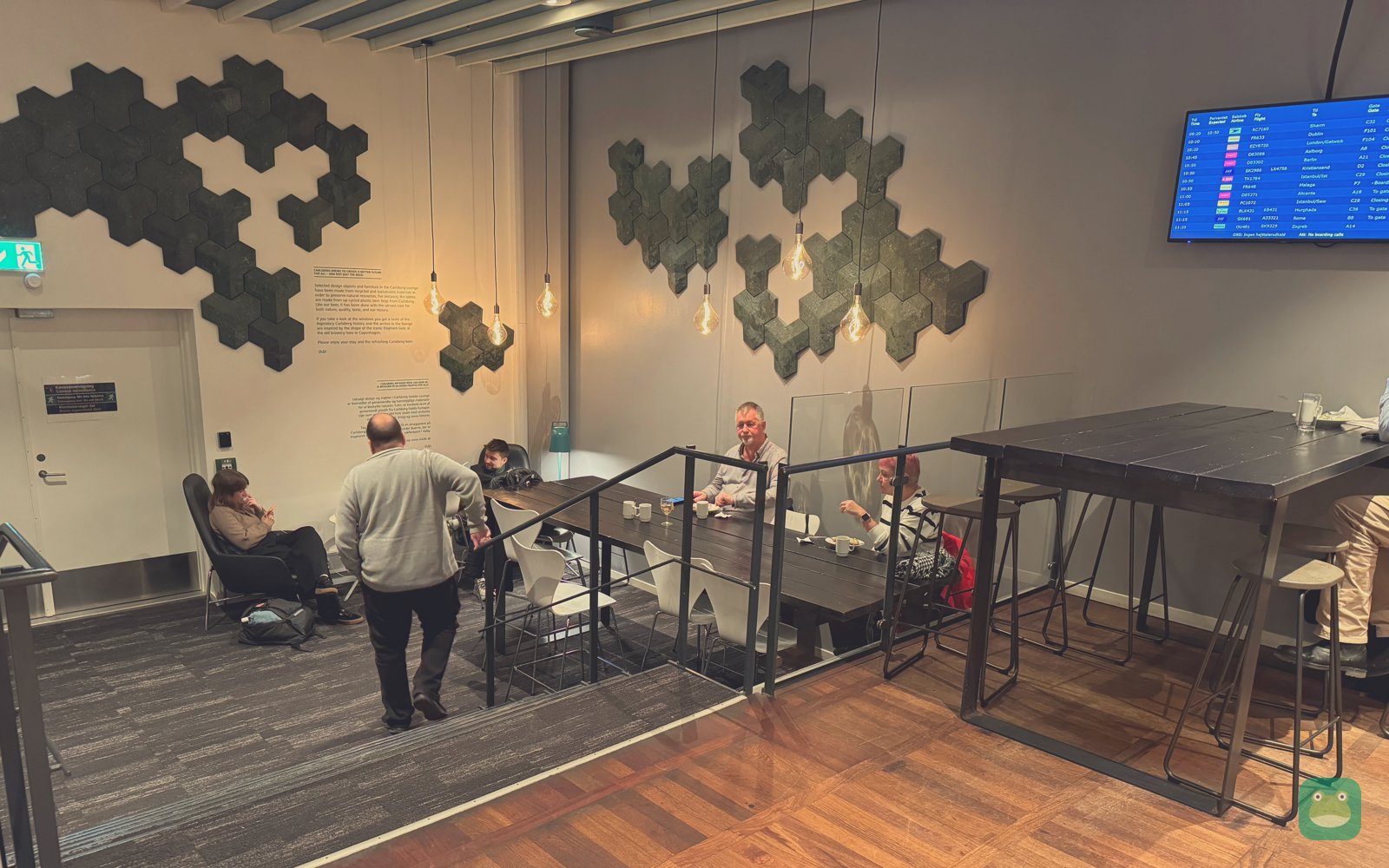 Recessed seating area, Carlsberg Aviator Lounge
