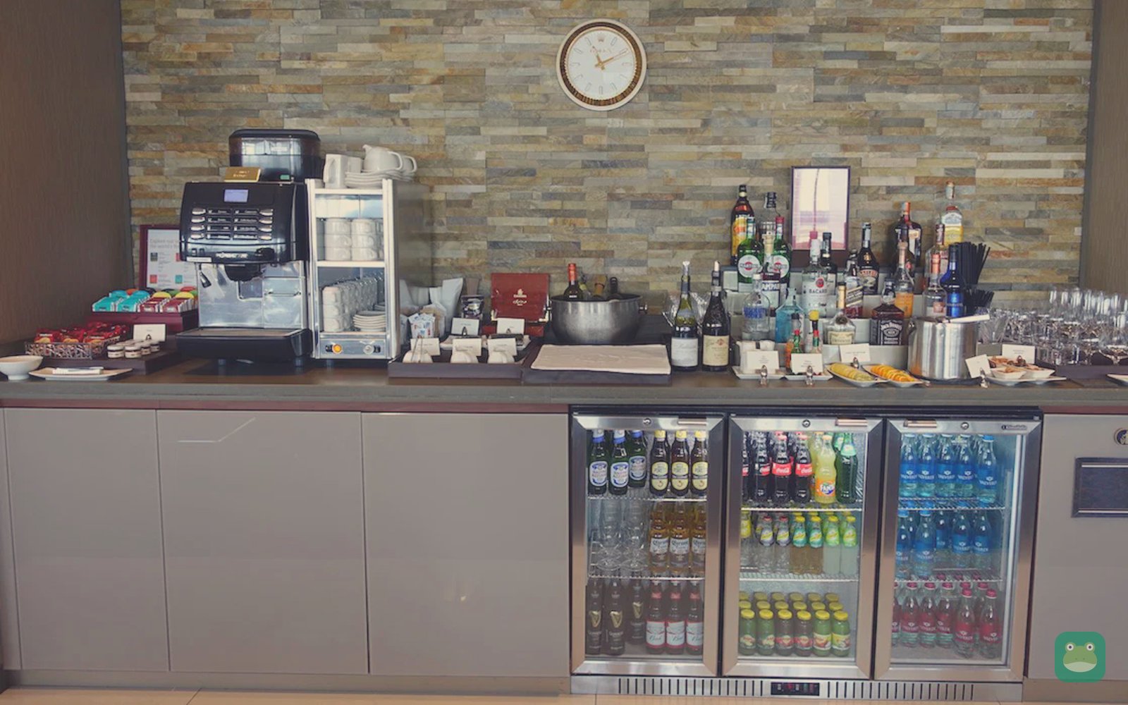 Emirates Lounge, MXP Terminal 1 (2018, before the 2025 renovation)