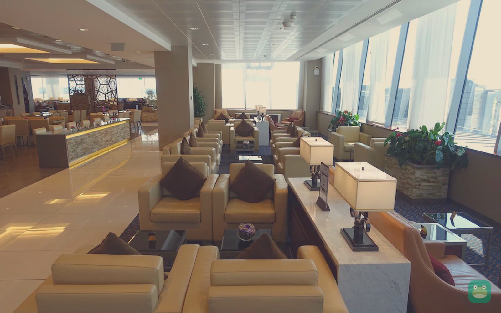 Emirates Lounge, MXP Terminal 1 (2018, before the 2025 renovation)