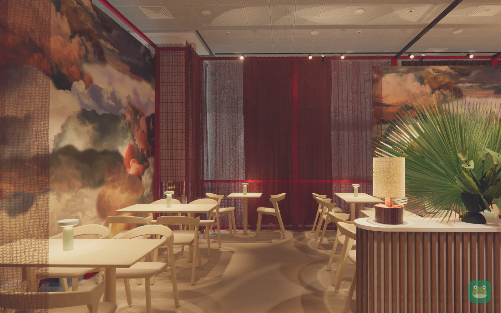 Pop-up LOFT near gate A27 (Brussels Airlines press image)
