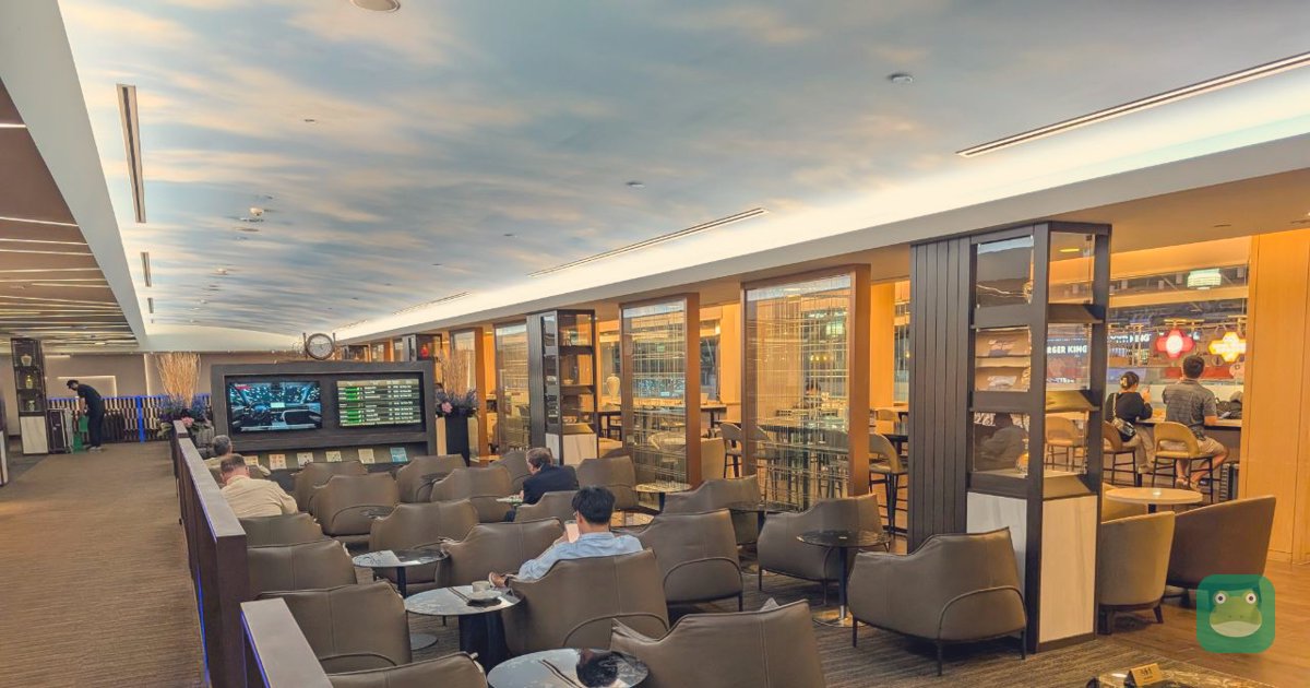 EVA Air The Star Lounge, TPE Terminal 2 — seating