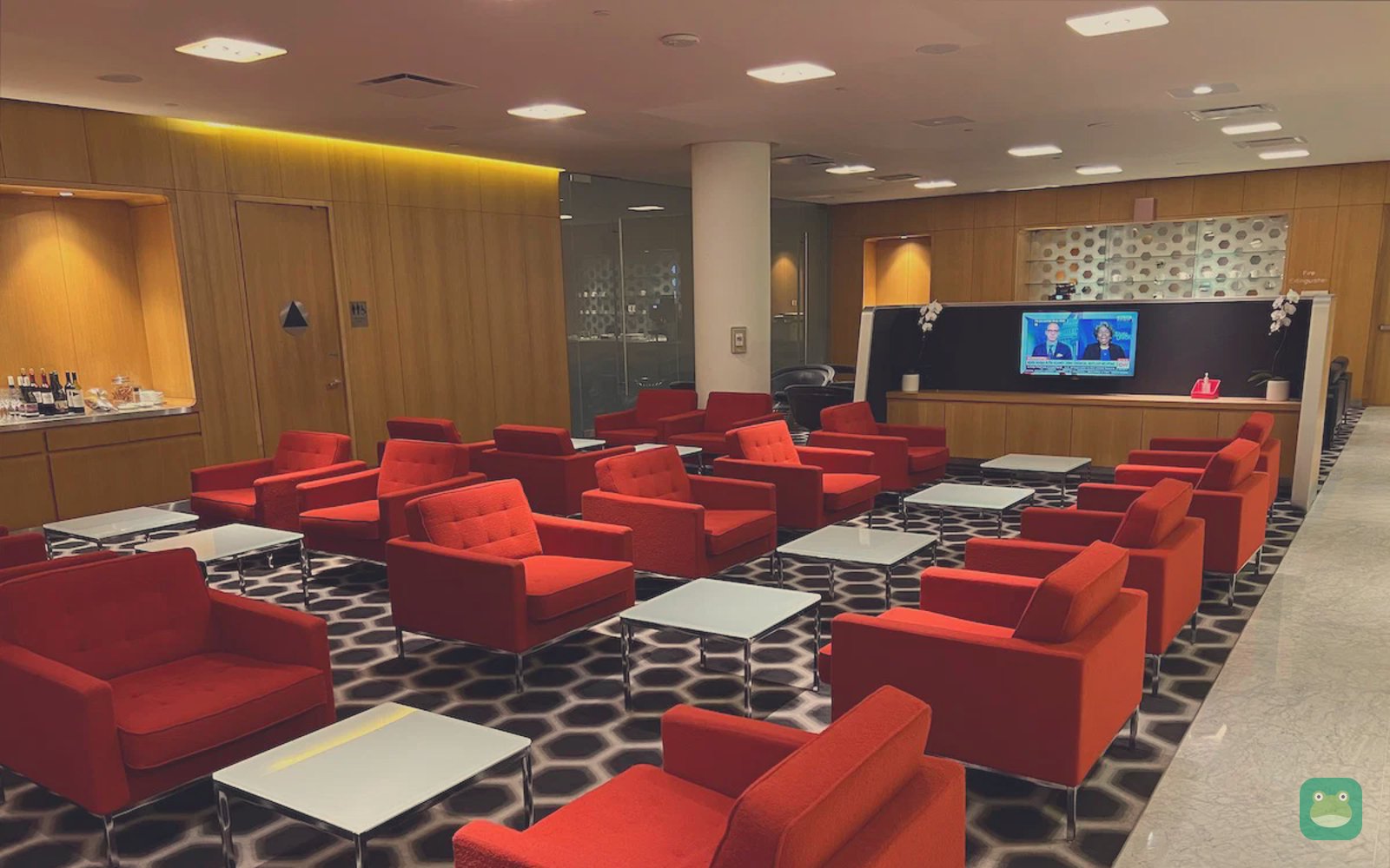 Qantas First Lounge, LAX Tom Bradley International Terminal — seating
