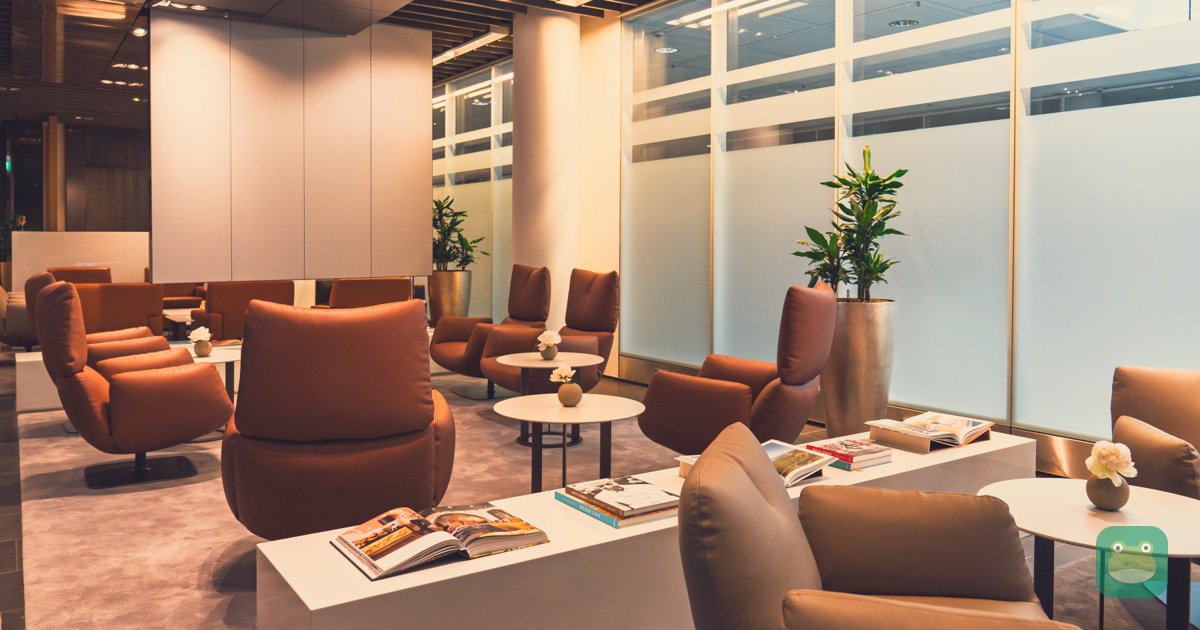 Seating area, Lufthansa First Class Lounge Munich