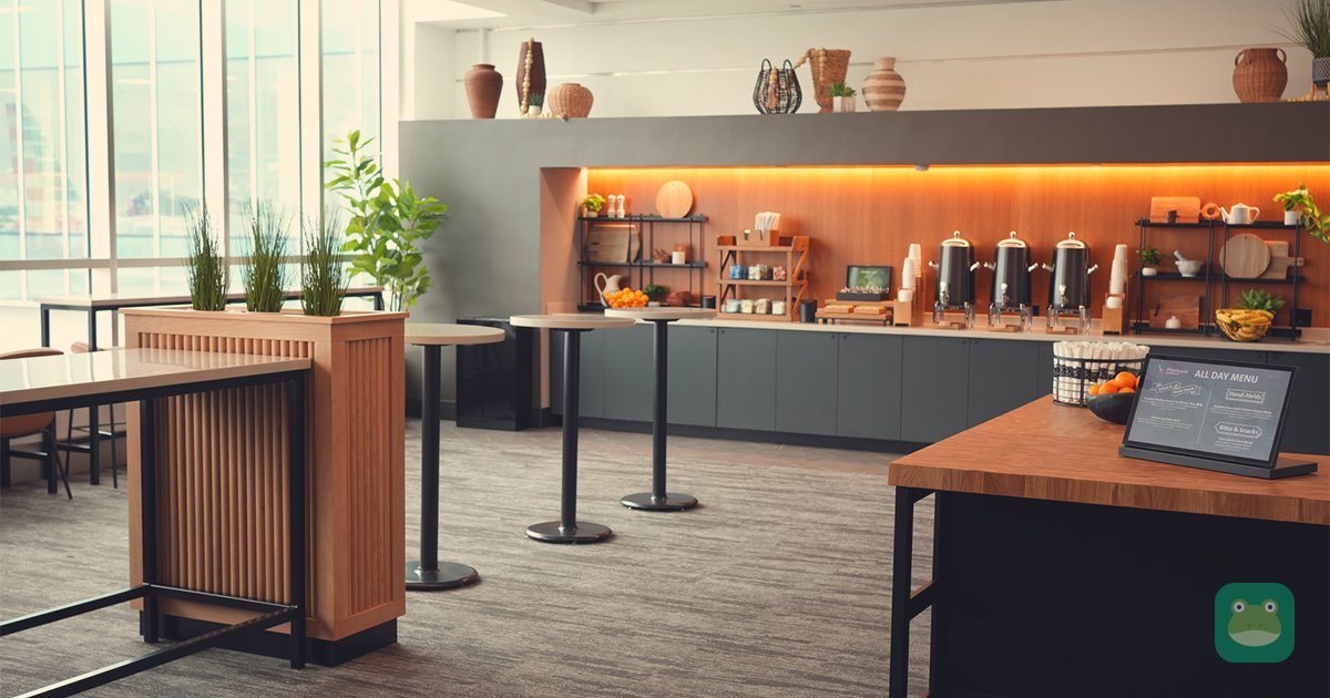 Interior of Provisions by Admirals Club, CLT Concourse A
