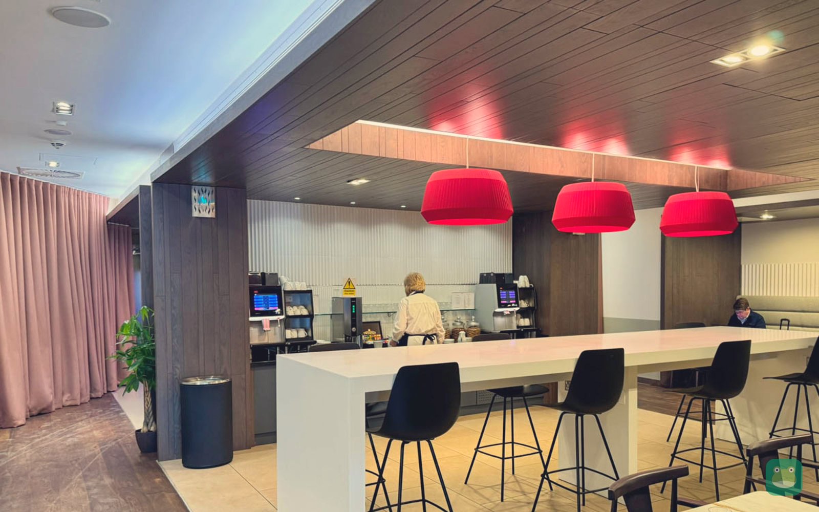 Seating in the British Airways Lounge, Edinburgh