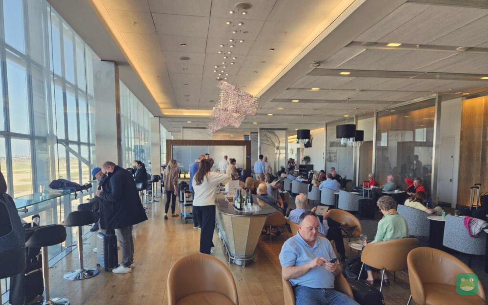 Seating zone, British Airways Galleries Club North, Heathrow Terminal 5
