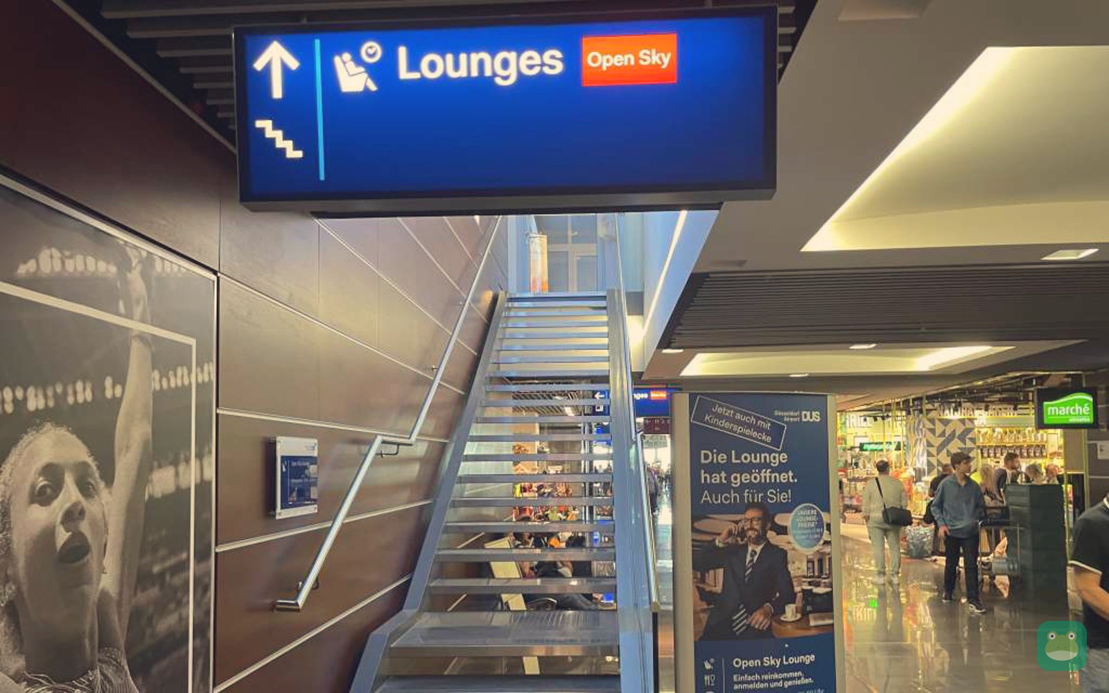 DUS Sky Lounge (then Open Sky Lounge), Pier C (2024)
