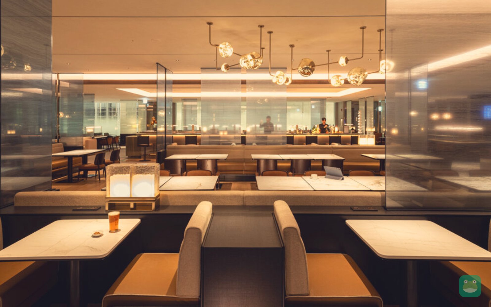 Korean Air Prestige Lounge (East), ICN Terminal 2 — renovated lounge interior (2026)