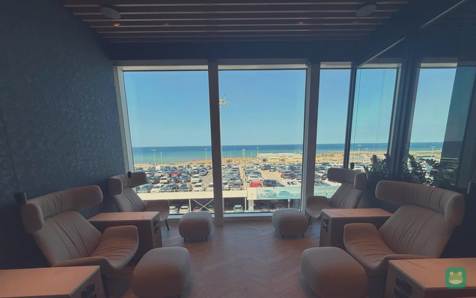Prima Vista Lounge, PMO Main Terminal — new airside lounge
