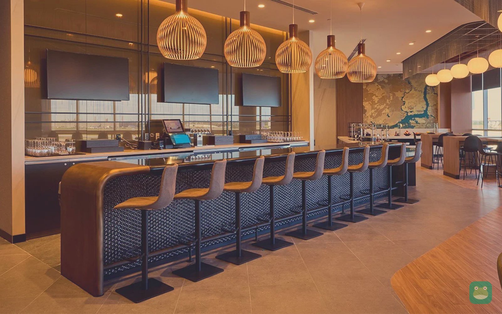 American Airlines Flagship Lounge, PHL Terminal A-West — lounge interior