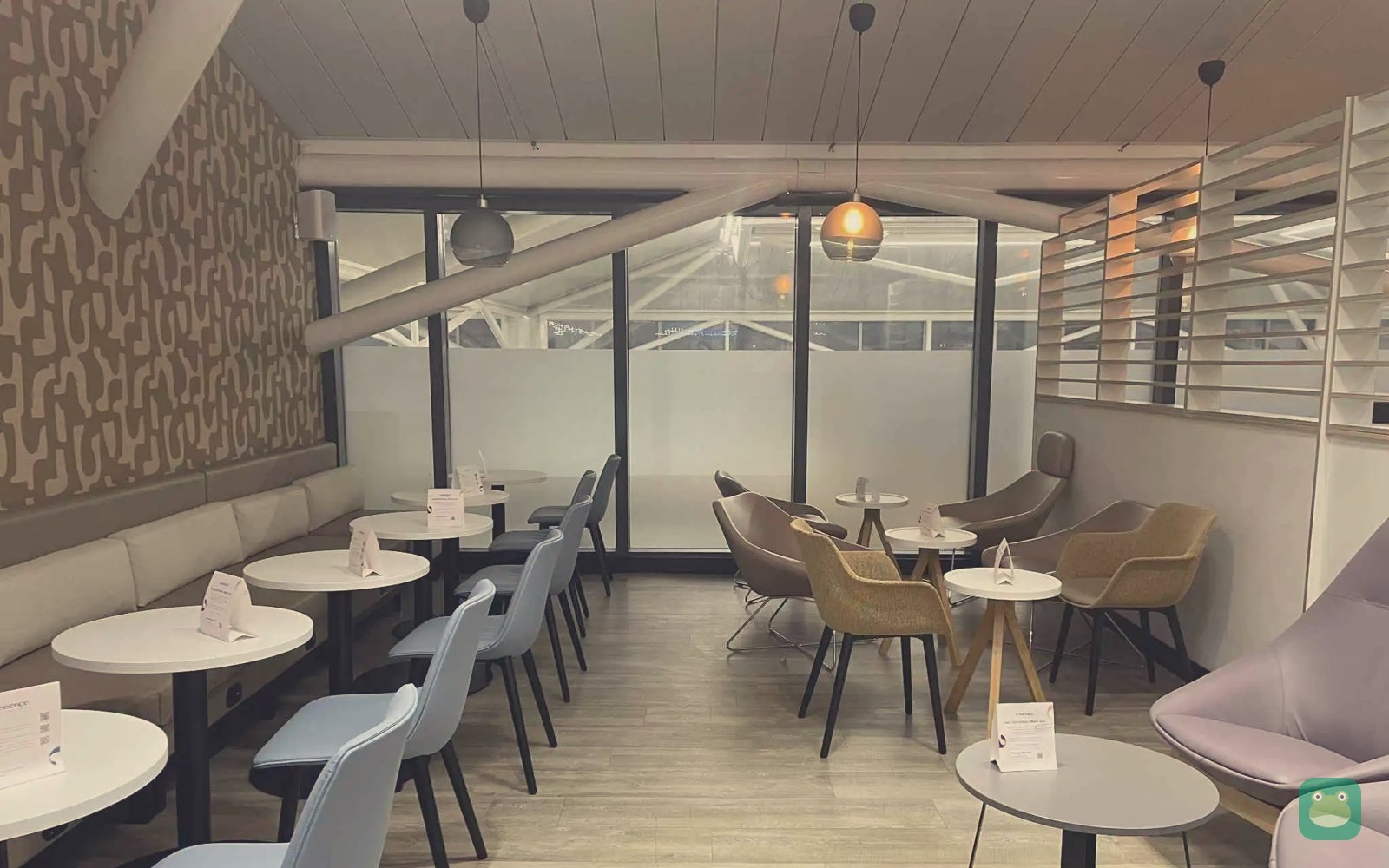 Seating in Essence by Escape Lounges, Bristol Airport