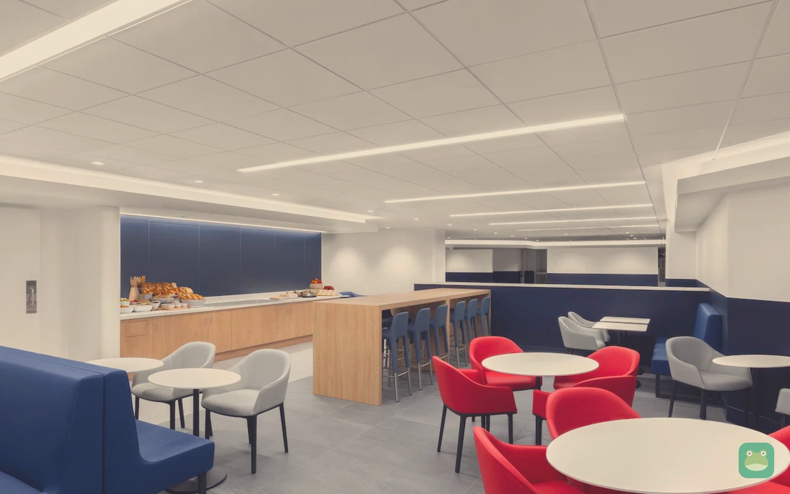 Air France Lounge, BOS Terminal E — seating