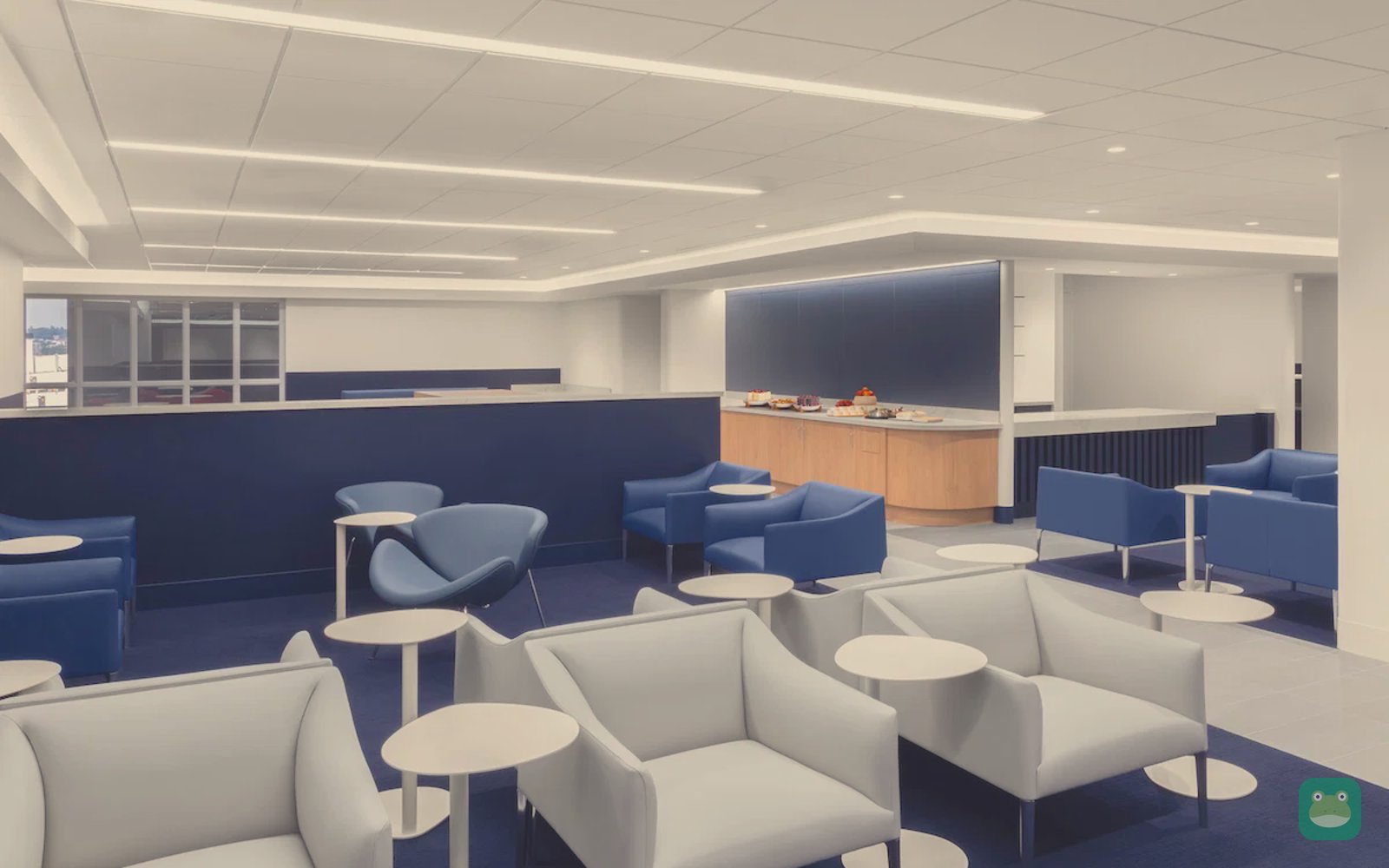 Air France Lounge, BOS Terminal E — seating