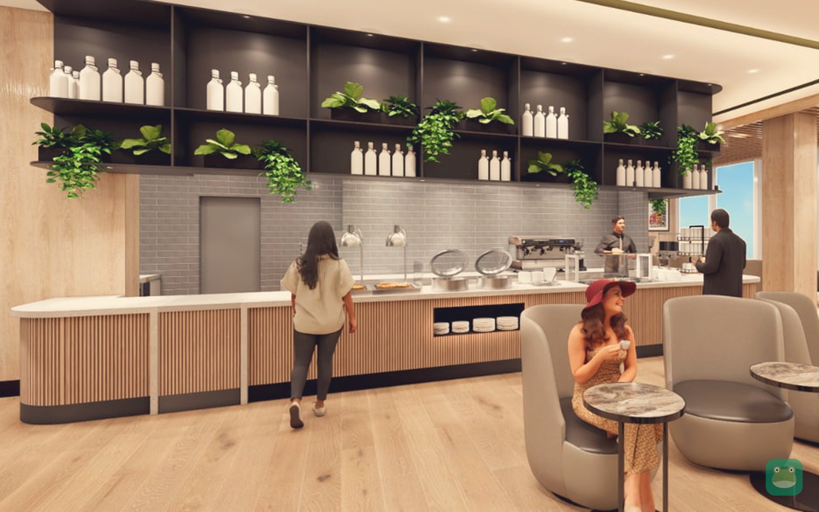 Dining area, Plaza Premium Lounge (Domestic), ADL Terminal 1