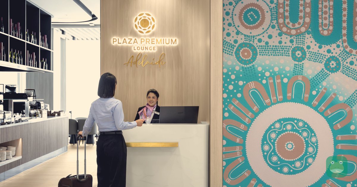 Reception of Plaza Premium Lounge Domestic Adelaide