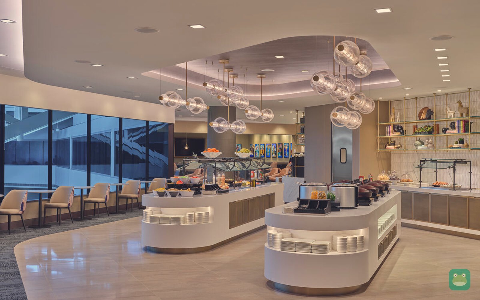 Delta Sky Club, DEN Concourse A — buffet