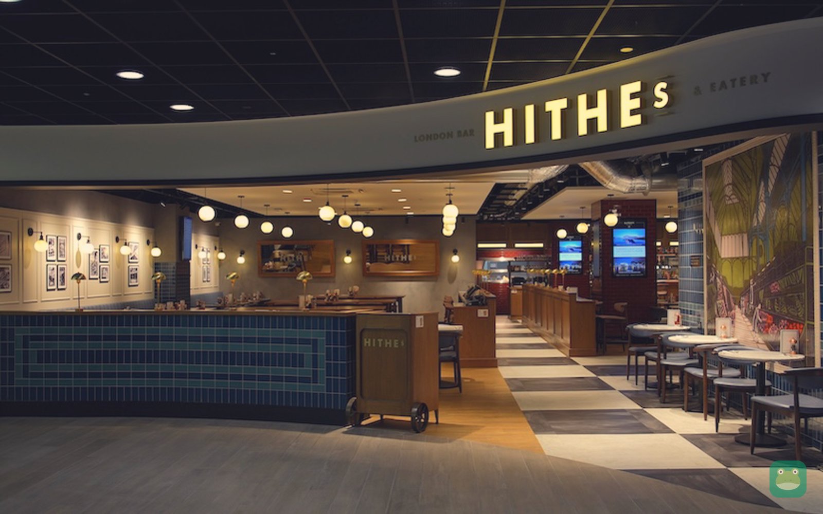 Hithes restaurant in the London City departure lounge (2024)