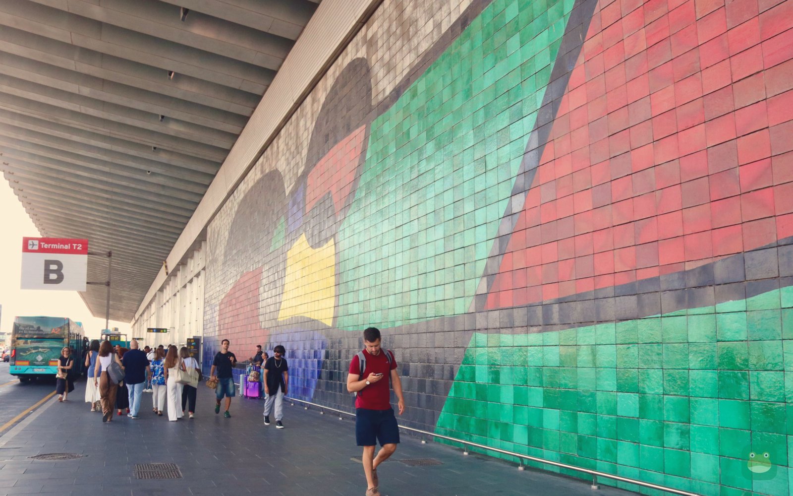 Joan Miró mural, Terminal 2, Barcelona–El Prat