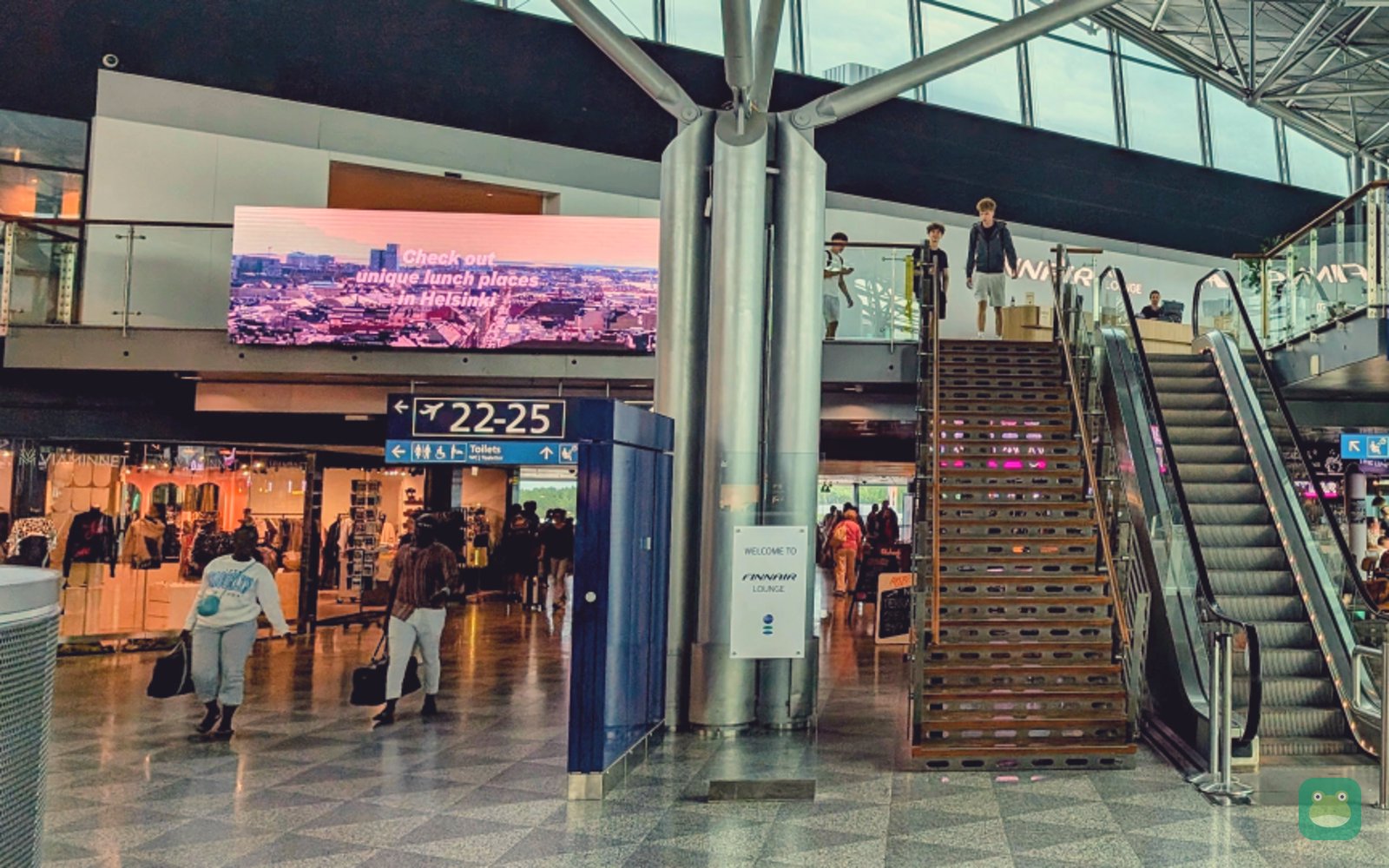 Schengen area near gate 21, Helsinki Airport